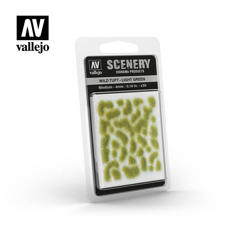 Vallejo Scenery: Wild Tuft (Light Green) (4 мм)