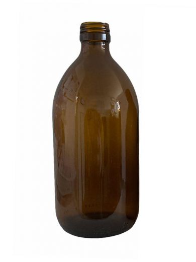 Флакон для сиропа ФСвг-1000-28, 1000 мл, темное стекло, без крышки, 14 шт/упак