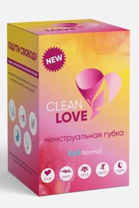 Тaмпоны для занятий любовью во время менструации Clean Lоve, 3 шт.