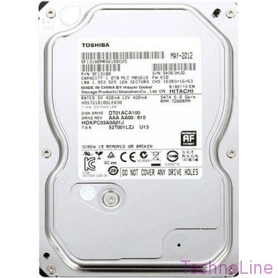 Жесткий диск 1000Gb Toshiba DT01ACA100