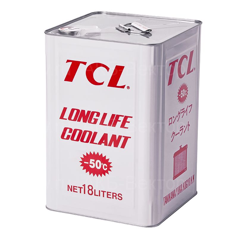 Антифриз TCL Long Life Coolant LLC00765 -50C красный,18л Япония