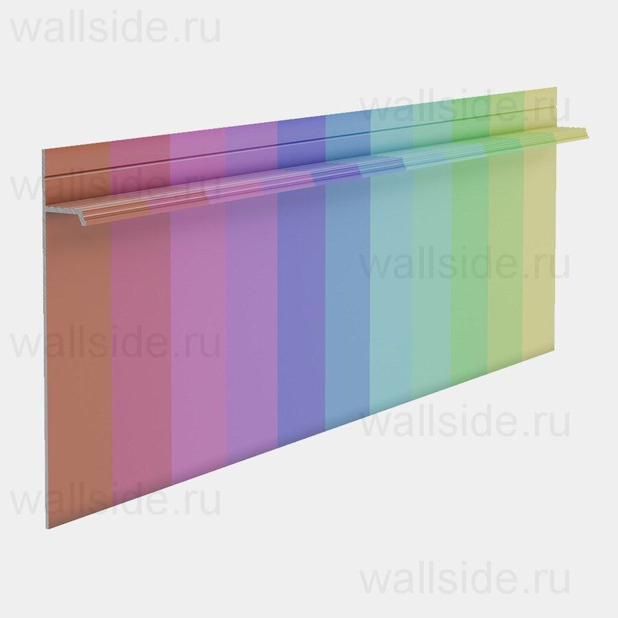 Купить скрытый плинтус Pro Design 323 крашеный по Ral - WallSide.ru