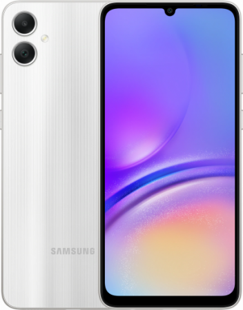 Смартфон Samsung Galaxy A05 6/128 ГБ, Dual nano SIM, Серебристый EU