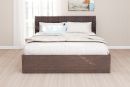 Кровать Кэт-4,6 1600 Венге/кожзам Сaiman коричневый