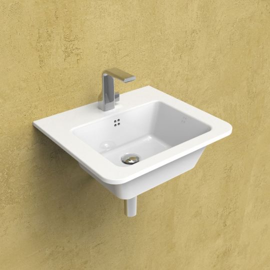 Изображение Раковина Flaminia Volo 52 Countertop - Wall Hung Basin 52х46