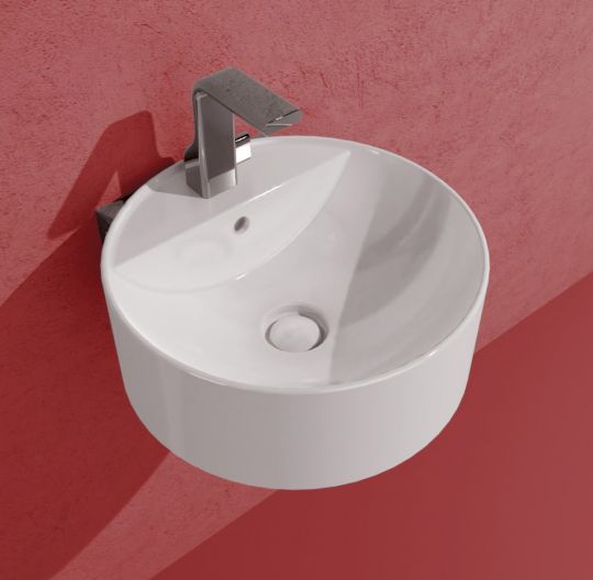 Изображение Раковина Flaminia Twin Set Slim Wall Hung Basin 42х42