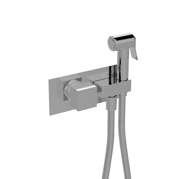 Гигиенический душ - комплект с прогрессивным смесителем  Carimali ilQuadro 19710/C-120-CR схема 1