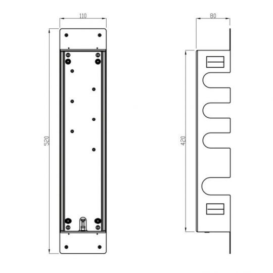 Короб для сборки термостатического смесителя на 3 выхода CARIMALI KIT00030 ФОТО