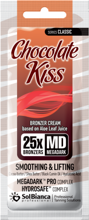 Крем-автозагар “Chocolate Kiss” 25х bronze с маслом какао, ши, черного тмина и гиалуроновой кислотой, 15 мл