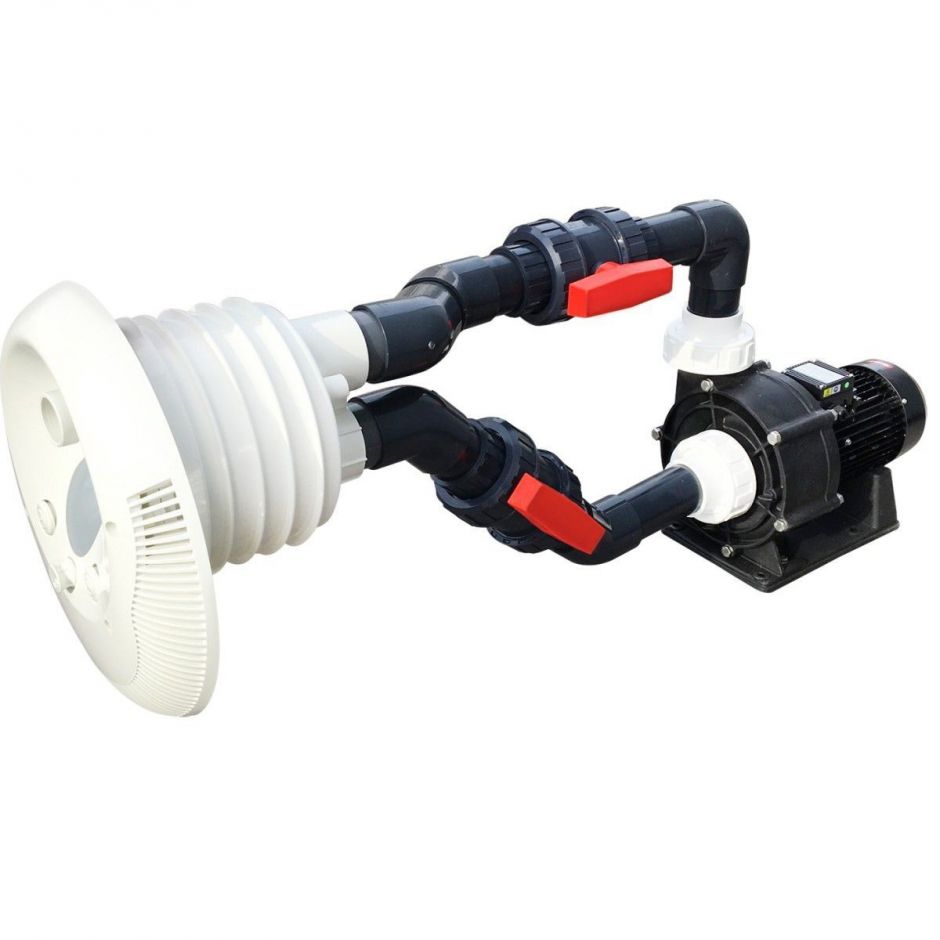 Противоток AquaViva WTB300T Kit (380V, LED, 60m3, 3kW, 4HP) вал AISI 316