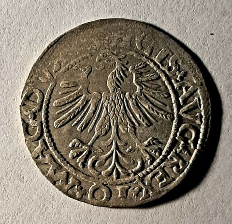 Полугрош 1/2 гроша 1562 Литва UNC Польша