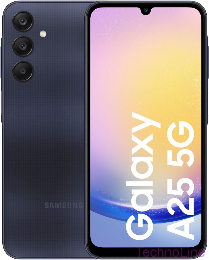 Смартфон Samsung Galaxy A25 5G 6/128 ГБ, Dual nano SIM, сине-черный EU