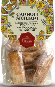 Канноли сицилийские ассорти Peluso 1964, 250 г, Cannoli siciliani ripieni assortiti 250 g