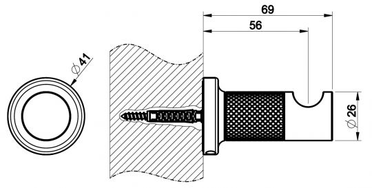 Gessi Inciso Крючок 58521 ФОТО