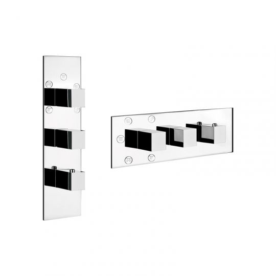 Изображение Gessi Quadro Wellnes смеситель для ванны/душа 43012