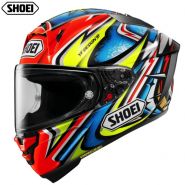 Шлем Shoei X-SPR Pro Daijiro, красно-желто-голубой