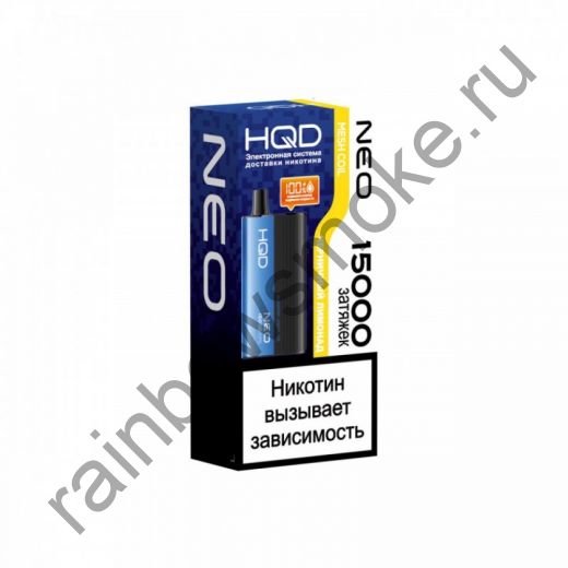 Электронная сигарета HQD NEO 15000 - Черничный Лимонад