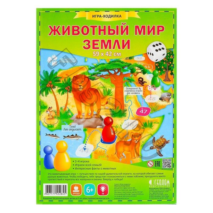 Настольная игра «Животный мир Земли»