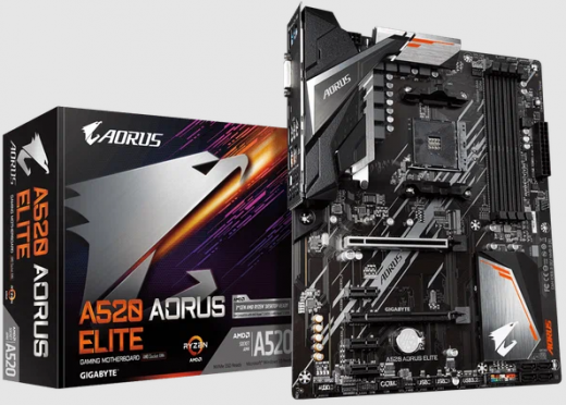 Материнская плата Gigabyte A520 AORUS Elite (AM4)