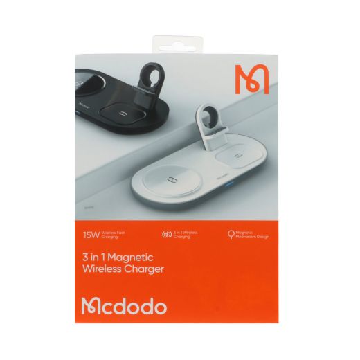 Беспроводное зарядное устройство 3 в 1 McDodo Magnetic Wireless Charger CH-7060