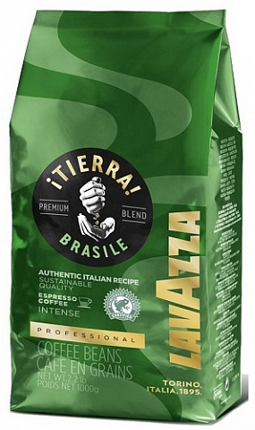 Кофе в зёрнах LAVAZZA «Tierra Brazil» 1000 г.