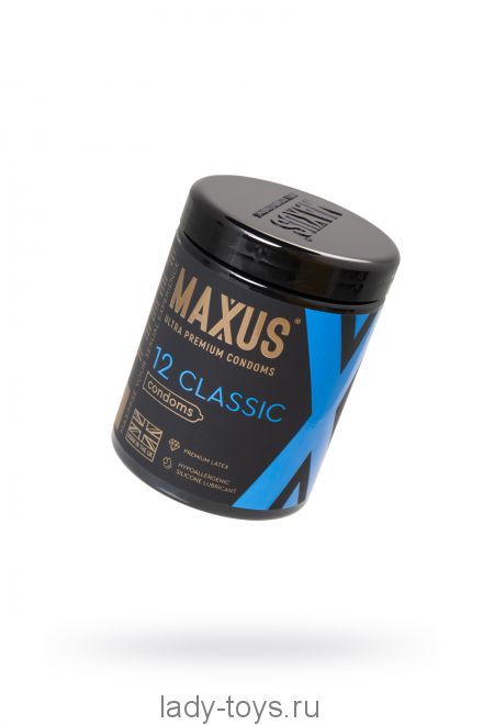 Презервативы Maxus Classic, классические, латекс, 12 шт.