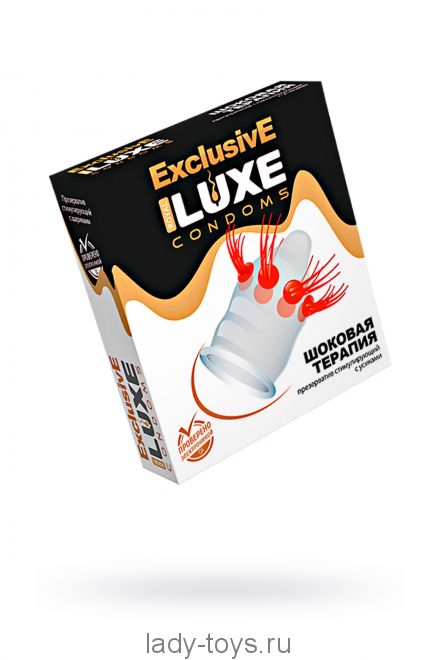 Презервативы Luxe, exclusive, «Шоковая терапия», 18 см, 5.2 см, 1 шт.