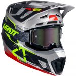 Leatt Kit Moto 7.5 V25 Steel (2025) шлем + очки Leatt Velocity 4.5