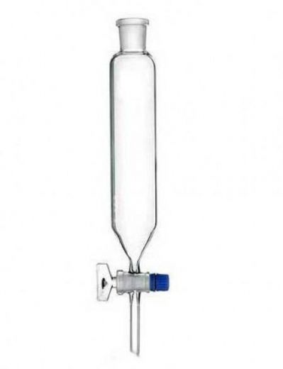 Воронка делительная ВД-1-100 мл, цилиндрическая, стекл.кран, (ГОСТ 25336-82)
