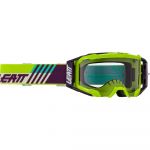 Leatt Velocity 5.5 Cryztal  Lime Purple 75% (2025) очки для мотокросса и эндуро